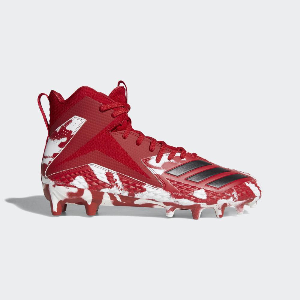 Ghete Fotbal Adidas Freak x Carbon Mid Barbati Romania - Rosii/Negrii/Albi B37331